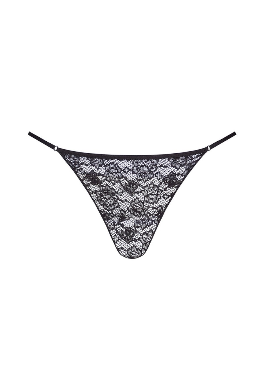 Clothing And Accessories tropic of c | Lace Luna Thong In Black