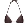 Two Pieces tropic of c | Praia Top In Espresso