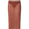 Clothing And Accessories tropic of c | Mesh Skirt In Henna