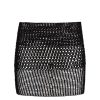 Clothing And Accessories tropic of c | Gal Crochet Mini Skirt In Black