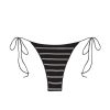 Two Pieces tropic of c | The C Bottom In Black And White Rib